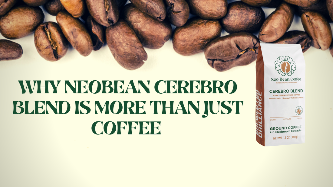 NeoBean Cerebro Blend: The Mushroom Coffee That Boosts Focus, Energy & Wellness