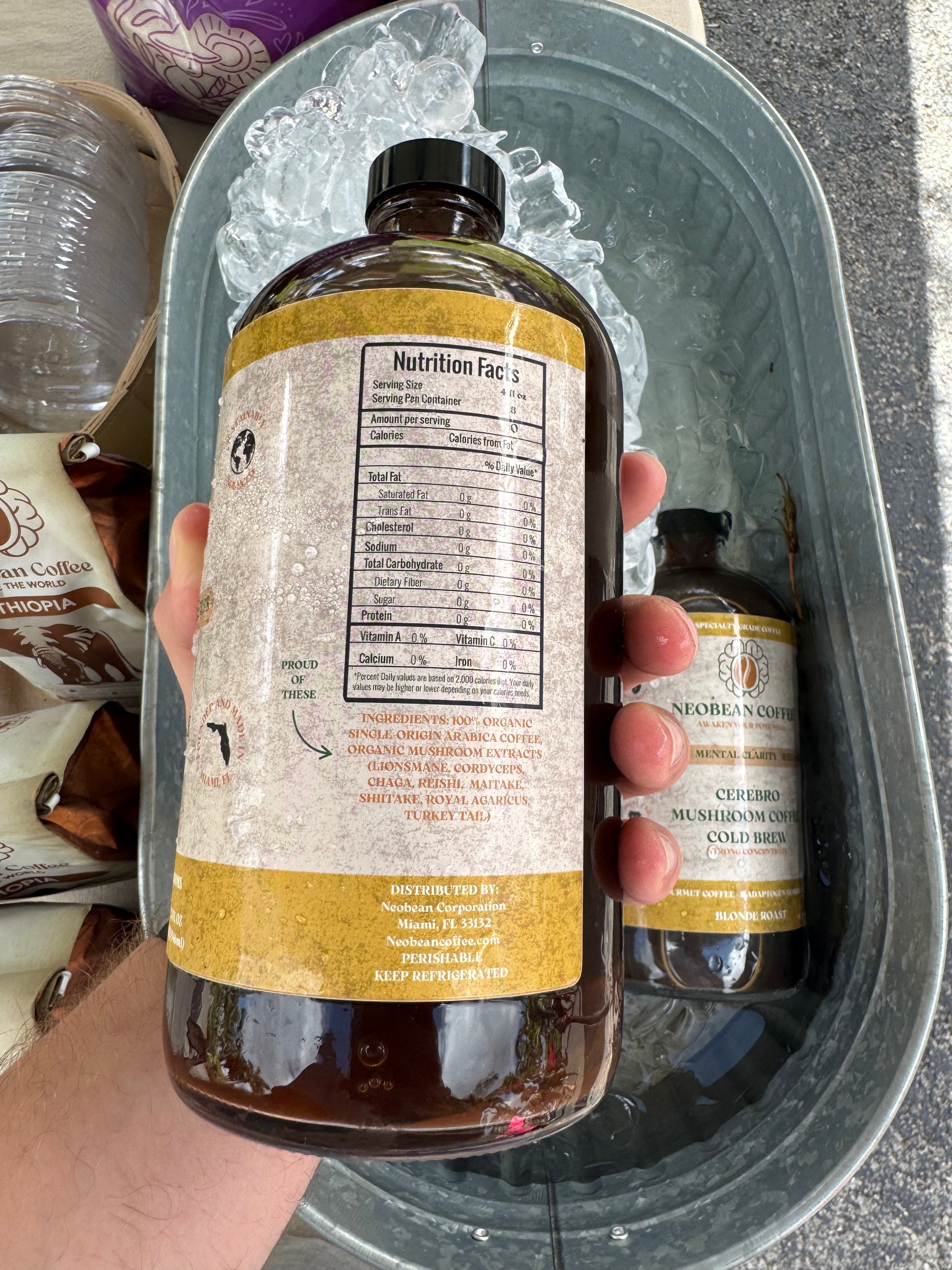 Neobean Cerebro Mushroom Coffee Cold Brew