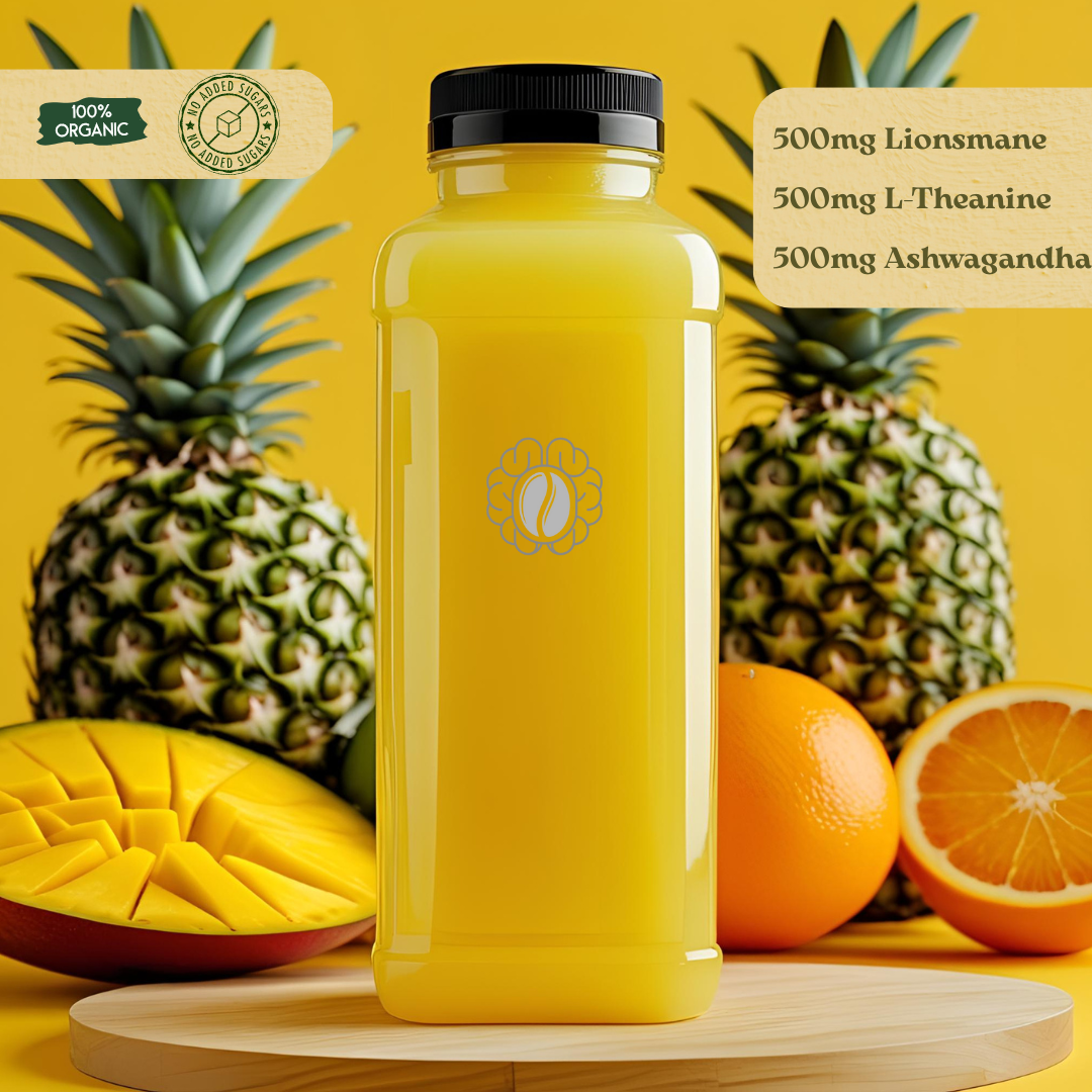 Neobean FLO Organic Hydration with Electrolytes + Creatine + Lionsmane, L-Theanine & Ashwagandha - MIAMI ONLY
