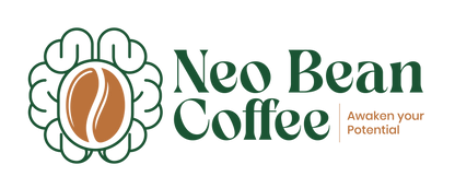 Neobean Coffee Logo with Awaken your Potential